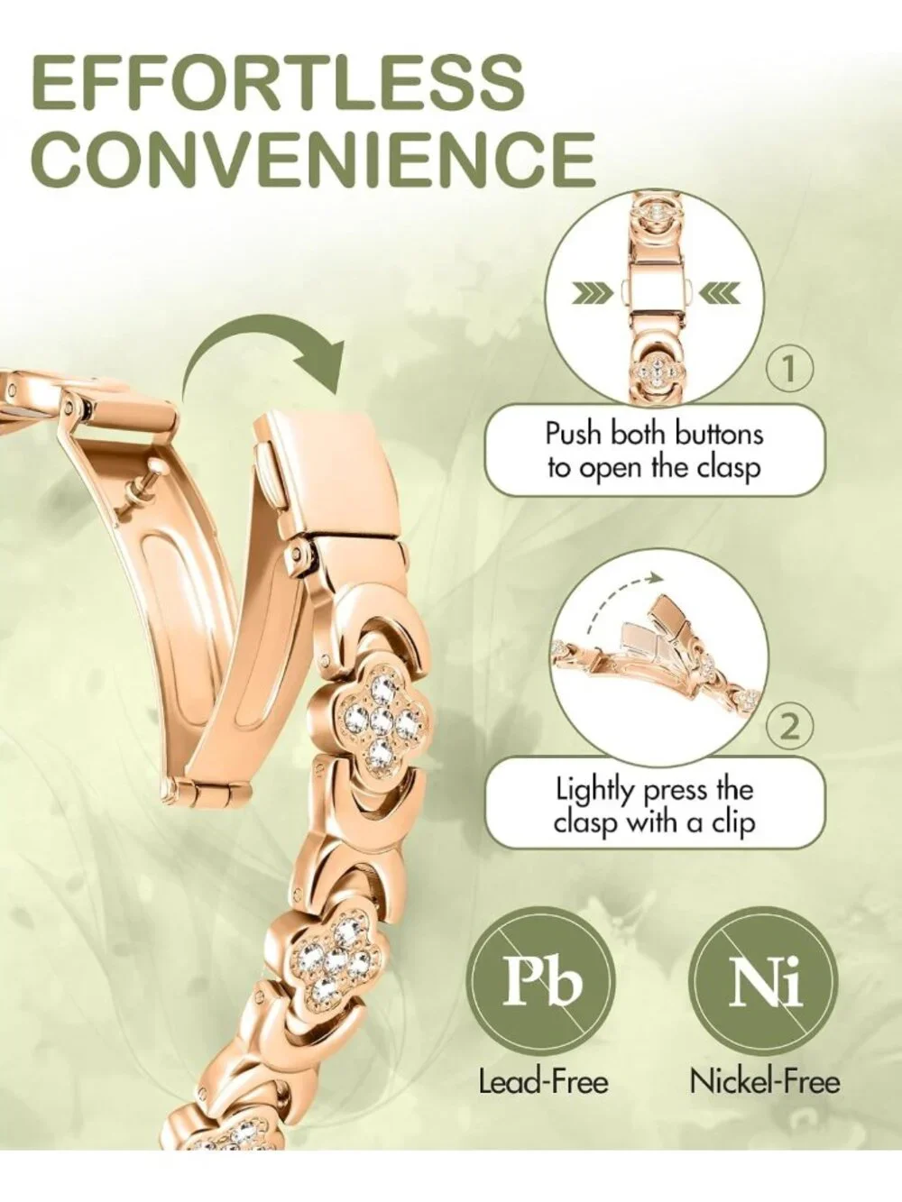 Adjustable Copper Magnetic Bracelet for Women | Neodymium & Sparkling Zirconia